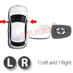 Driver Left Side Heated Wing Mirror Glass Angle Rearview Mirror with Base for Suzuki SX4 Fiat Sedici 2006-2013