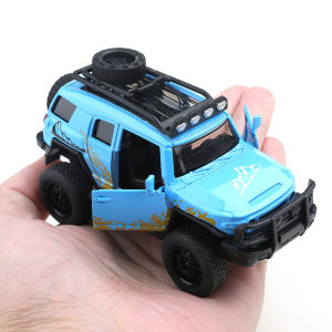(Bagged) 1:36 Scale Alloy Off-Road Pullback Pickup Truck Childrens Toy Large Wheel Rim Off-Road Style. Toy.