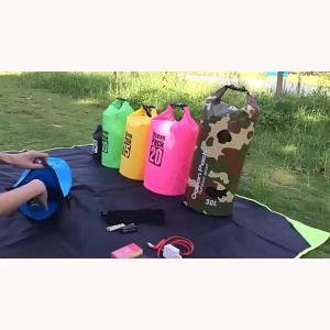 Waterproof PVC Dry Bag for Women Men 2L/5L/10L/15L/20L/30L Outdoor Sport Storage Bag for Kayaking Boating Fishing Swimming