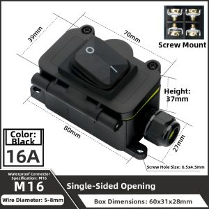 XunHe | Waterproof High Current Boat Switch 30A
