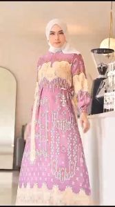 Gamis Hanum Motif Terbaru & Gamis Busui Berkualitas 2024