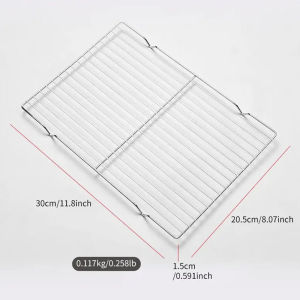 Stainless Steel Barbecue Mesh Mat Reusable Heat Resistance BBQ Baking Net Pad Kitchen Cooking Stove Stand Liner Accessories Tool