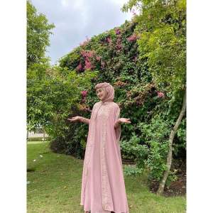 Kaftan Gamis Mahera Kaftan Lebaran Kaftan Kondangan + Free Inner Dan TurbN