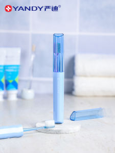 YANDY Travel Toothbrush Storage Box Portable Simple Macaron Color Bathroom Accessories Toothbrush Protective Cover Organizer