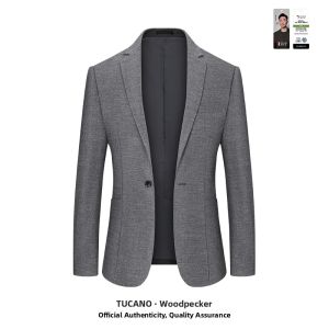 TUCANO | New Autumn and Winter Black Slim Fit Suit for Men