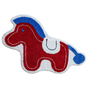 Cute Decorative Velvet Carpet for Kids Room Bathroom