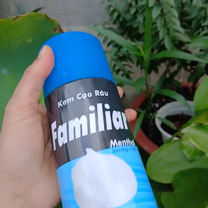 Kem Cạo Râu Familiar Menthol Shaving Cream Hương Bạc Hà Mát Lạnh Chai 275gram