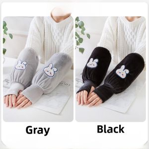 SVORIAHI | Two-in-One Sleeve Covers Gloves 2025 New Style Student Writing Dirty Proof Children Warm Women Autumn Winter Down Jacket