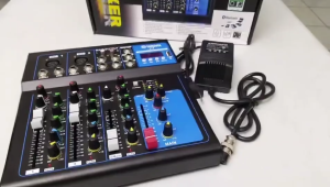 Deuahub Professional F4-USB AUDIO Mixer KTV Live Broadcast 4/7channel Mixer Computer Recording Four-channel Small Household