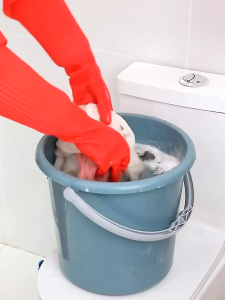 45CM Long Rubber Gloves for Washing Waterproof & Anti-Slip for Kitchen Laundry gloves rubber Guw