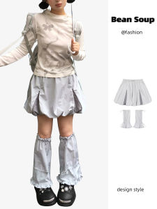 Váy Ngắn Dáng Nho Nhỏ Màu Xám Bạc Đính Hoa Xếp Nếp Cạp Cao Cho Nữ Mùa Hè Váy Midi Dài Đến Đầu Gối Có Thể Kết Hợp Mọi Lúc Mọi Nơi