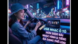 USB nghe nhạc trên ô tô có sẵn Hơn 2000 bài chất lượng cao đầy đủ các thể loại hình và tiếng