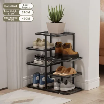 AYIJIE | Indoor Storage Multi-level Large Capacity Iron Shoe Rack