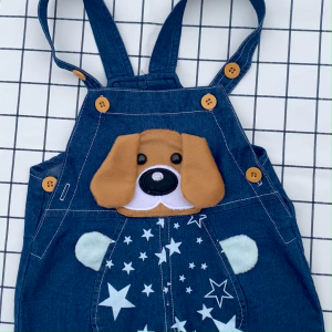 DIIMUU Baby Overalls Toddler Denim Short Pants Infant Cartoon Shorts
