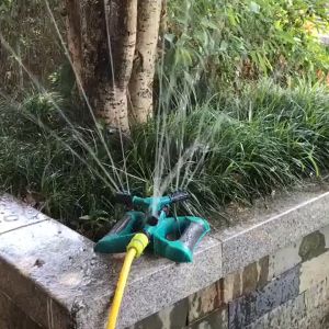 Lawn Sprinkler Automatic 360°Watering System Motion Activated Rotatable Sprinkler be current Irrigated grasslands and farmland