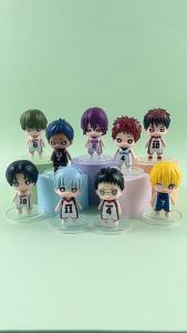 Action Figure KUROKO NO BASKET set isi 9 pcs - Miniatur Topper Kue Pajangan Mainan Pemain Basuke Toy