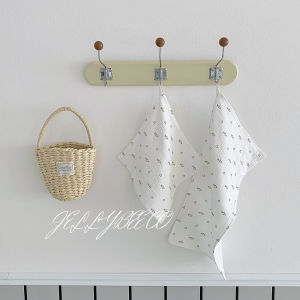 Nordic Newborn Baby Towel Cotton Muslin Bath Towel Face Wash Towel Burping Cloth Handkerchief Soft Absorbent Toddler Kids