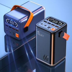 Sạc dự phòng 2Project dung lượng lớn 60000mAh sạc điện thoại cả tuần không cần điện - Dùng cho tài xế công nghệ nhân viên giao hàng người hay đi du lịch đi phượt