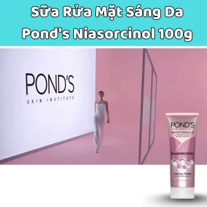 Sữa rửa mặt sáng da Ponds Bright 100gr Giúp da sáng mịn tự nhiên.