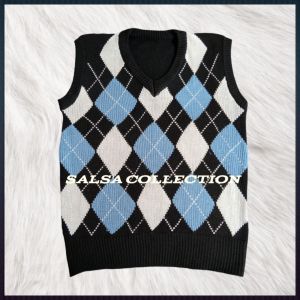 ROMPI VEST RAJUT SHIDOW FL||OUTER KOREAN||CARDIGAN RAJUT