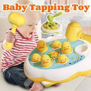 Groundhog Puzzle Toys & Tapping Toys for Infants Concentration Training\\n\\n Understanding the Benefits of Early Education Game Toys\\n\\n How Hand-Eye Coordination Develops Through Play\\n\\nEarly education game toys, such as Groundhog Puzzle Toys and Tapping Toys, play a crucial role in fostering hand-eye coordination in infants. These toys provide a fun and engaging platform for children to practice their motor skills while interacting with various objects. As babies explore these toys, they learn to associate visual cues with physical movements, thereby improving their hand-eye coordination.\\n\\n Enhancing Brain Development & Concentration\\n\\nThese educational toys are designed to enhance brain development and concentration in infants. By engaging in activities like tapping and whacking, children stimulate their cognitive abilities, encouraging neural connections and fostering mental growth. The repetitive nature of these games helps infants develop focus and attention, essential skills for their overall cognitive development.\\n\\n Improving Fine Motor Skills Through Interactive Games\\n\\nGroundhog Puzzle Toys and Tapping Toys are excellent tools for improving fine motor skills in infants. As babies grasp, tap, and manipulate these toys, they strengthen their hand muscles and refine their finger movements. This process helps them develop dexterity, precision, and control, all vital components of fine motor skills.\\n\\n High-Quality Children's Toys: A Focus on Safety & Durability\\n\\n Round & Smooth Design for Baby-Friendly Play\\n\\nThese educational toys are designed with round and smooth edges to ensure safe play for infants. The absence of sharp corners or protruding parts eliminates the risk of injury, allowing babies to explore and interact with these toys worry-free.\\n\\n Sturdy ABS Material for Enduring Fun\\n\\nMade of super sturdy ABS material, these toys can withstand the continuous strong blows of children. This durable construction ensures that the toys remain intact and functional, providing endless hours of fun and learning for infants.\\n\\n Strong Base to Prevent Slipping During Play\\n\\nThe Groundhog Puzzle Toys and Tapping Toys come with a strong base that prevents slipping during play. This feature guarantees stability and safety, allowing infants to focus on the game without worrying about accidents.\\n\\n Family Entertainment Interaction: Bonding Through Play\\n\\n Encouraging Communication & Interaction\\n\\nPlaying with these educational toys provides an excellent opportunity for parents and children to bond through communication and interaction. As parents join their kids in pounding and whacking games, they stimulate their child's abilities, encouraging conversation and fostering a deeper connection.\\n\\n Ditching Screens for More Engaging Activities\\n\\nIn today's digital age, it's essential to encourage children to engage in activities that promote physical and mental development. By ditching screens and opting for family whack games, parents can increase parent-child interaction and provide their children with a more enriching experience.\\n\\n Increasing Parent-Child Interaction Through Whack Games\\n\\nWhack games offer a fun and interactive way for parents and children to spend quality time together. These games encourage cooperation, competition, and communication, strengthening the parent-child bond while promoting cognitive and physical development.\\n\\n Attracting Attention: Design & Colorful Appeal\\n\\n Cartoon Duck Design for Popularity Among Kids\\n\\nThe hammer toy designed with a cartoon duck is incredibly popular among children. This whimsical design captures their imagination and makes playtime more enjoyable, encouraging them to engage with these educational toys.\\n\\n Colorful & Cute Game Toys for Easy Engagement\\n\\nThese game toys are colorful and cute, making it easy for infants to become engaged. The vibrant colors and adorable designs stimulate their senses, making playtime both fun and educational.\"