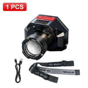 98000000LM High Power LED Headlamp Ultra Bright Head Torch Long Range Head Flashlight Rechargeable 18650 Camping Fishing Lantern