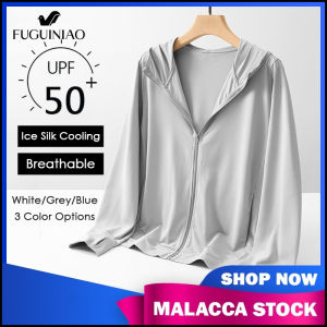 FUGUINIAO Summer UV-Resistant Breathable Outdoor Sport Long-Sleeved Sunscreen Lightweight Jacket Ice Silk Sunscreen Clothing