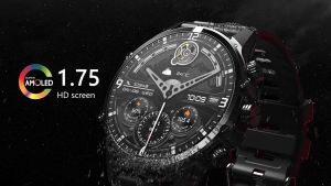 สําหรับ Xiaomi สมาร์ทนาฬิกา CF53 Smart Watch AMOLED จอแสดงผล HD บลูทู ธ พูดคุยโหมดมัลติสปอร์ตไฟฉาย LED มัลติฟังก์ชั่นความทนทานแบตเตอรี่ขนาดใหญ่พิเศษ Huawei Android iOS หน้าจอสัมผัสเต็มรูปแบบ