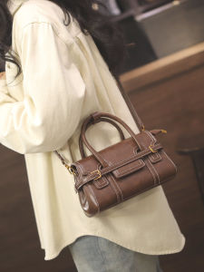 MINGYANA | Commuter Crossbody Shoulder Small Handbag Luxury Niche Brown