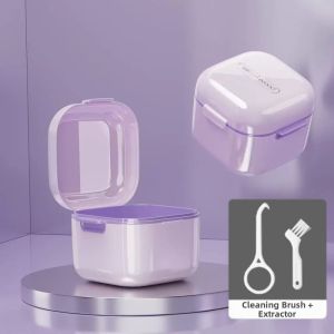 QIAOYANMEI | Food-grade Portable Denture Cleaning Box