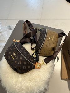 Left Sister Home 2024 New Fashionable Multifunctional Womens Crossbody Bag Saddle Shape Casual Style Large Size Soft PU Leather