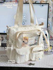 KDMILD | Cute Multi-layer Storage Crossbody Bag