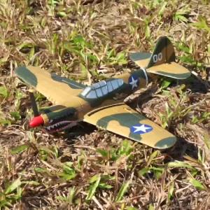 Máy Bay Điều Khiển Từ Xa P40 RC 2.4GHz 4 Kênh EPP 6 Trục Gyro Với Tính Năng Quay Đầu Một Nút Máy Bay Chiến Đấu RC Nhào Lộn Sẵn Sàng Bay (RTF) Sử Dụng Trong Nhà Và Ngoài Trời