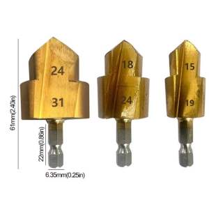 Mũi khoan ống nước TUOSEN Mũi khoan lắp ống nước hạng nặng PPR Sửa chữa rò rỉ 20 / 25 / 32 Mũi lục giác Đấm mũi khoan mũi khoan mũi nhọn định hình lỗ