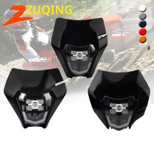 สําหรับ KTM LED ไฟหน้า Supermoto รถจักรยานยนต์ High Low Beam ไฟสําหรับ EXC XC SX MX XC 125 250 300 450 Enduro Motocross ไฟหน้า