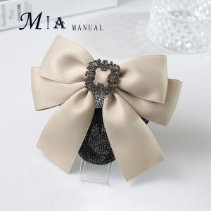 Professional Womens Hairnet with Butterfly Knot Hair Accessories for Bank Hotel Service Staff Nurse Hair Clips Hair Webs
