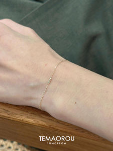 S925 Silver Plated 10K Gold Mini Three Sparkling Diamond Bracelet Womens Spring Summer Hand Jewelry Luxury Sensation