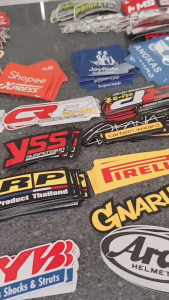 Pinch Motorcycle Sticker - Gnarly 4pcs