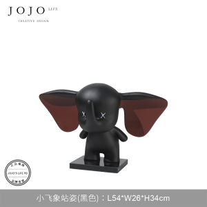 Cute Cartoon Key Holder Home Living Room Decorative Tray Creative Resin Material Jojos L. Pd.comma Decoration Accessories