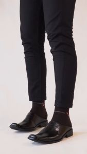 Sandal Slop Bustong Pria Kulit Semi Formal Sendal Slop KF1108