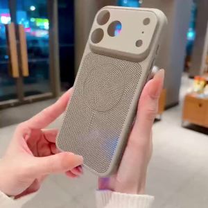 Heat Dissipation Magnetic Hard Case for Magsafe iPhone Air 17 16 15 14 13 Pro Max Plus IPhone17 I17 Mac Safe Phone Bumper Cover