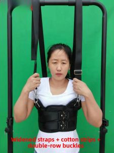 Home Use Hanging Single Bar Lumbar Traction Belt Suspension Stretching Fixed Self Adhesive Intervertebral Disc Spinal Side Bend