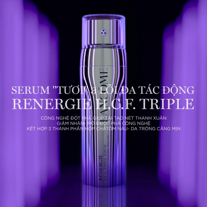Dưỡng chất (Serum) tươi 3 lõi ngăn ngừa lão hóa LANCOME Renergie Triple 50ml