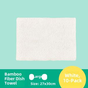 Easy to Clean Oil Resistant Bamboo Fiber Dishcloth Kitchen Special Use Towel Water Absorbent Non Shedding Korean Style