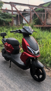 Cover sarung jok sepeda listrik UWINFLY D66A motif WAJIT / Sarung jok UWINFLY-D66 A 1 SET depan belakang