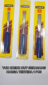 Pahat Kayu Gagang Fiber Aneka Ukuran - Wood Chisel Tatah Pahat Kayu Fiber - 1/4\\\" 1/2 5/8  3/4 1 1/2 5/16\\\" 3/8\\\" 1\\\" 11/4\\\" Gagang Fiber Ukir GG Gagang Fiber Kayu Tatah Wood Chisel Alat Ukir perkakas kuat getok memantek mengukir memahat gagang fiber