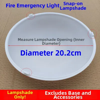 White Simple Round Ceiling Light Cover