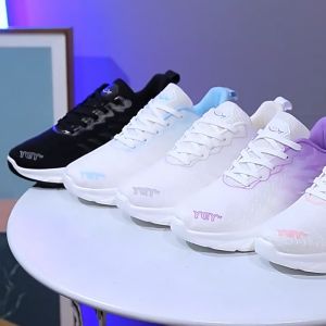 YGY-6616 รองเท้าผ้าใบ สีทูโทน สีฟ้า สไตล์ที่มาพร้อมกับประสิทธิภาพ ผ้าตาข่ายระบายความร้อน ทรงสวย น้ำหนักเบา  ไซส์ 36-42