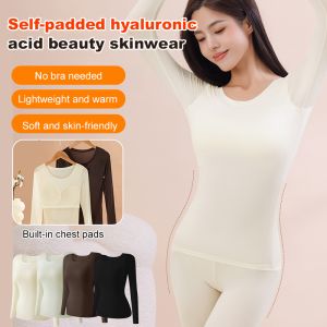 Built-In Chest Pads Warm Bra Winter Shaping Beauty Women Underwear