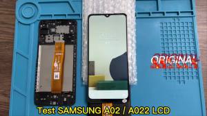 6.5 Inch for Samsung Galaxy A02 Display A022 A022M A022F A022G SM-A022F LCD Display Touch Screen with Frame Assembly Replace